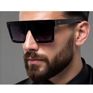 Sunglasses Fashion Square Frame‎ Oversized Sun Glasses Sreet Wear Trendy Lentes